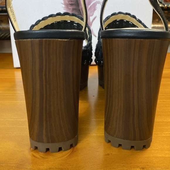 Jessica Simpson Black Pretia Woven Sandals 8.5M NIB - Picture 6 of 10